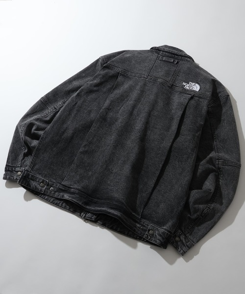 THE NORTH FACE（ザノースフェイス）の「【THE NORTH FACE/ザノースフェイス】DENIM TRUCKER JACKET / デニム トラッカージャケット（デニムジャケット・メンズ・グレー/ブルー・M/L/XL）」の4枚目の写真