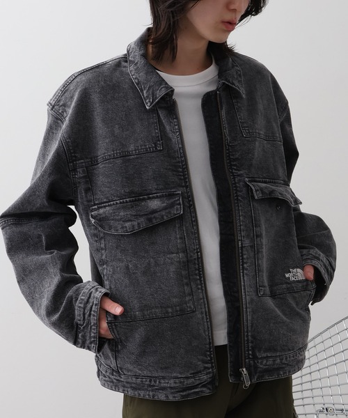 セール】【THE NORTH FACE/ザノースフェイス】DENIM TRUCKER JACKET