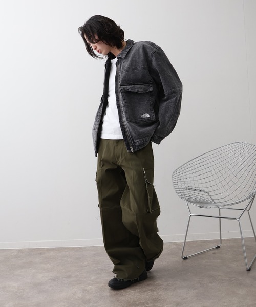 THE NORTH FACE（ザノースフェイス）の「【THE NORTH FACE/ザノースフェイス】DENIM TRUCKER JACKET / デニム トラッカージャケット（デニムジャケット・メンズ・グレー/ブルー・M/L/XL）」の17枚目の写真