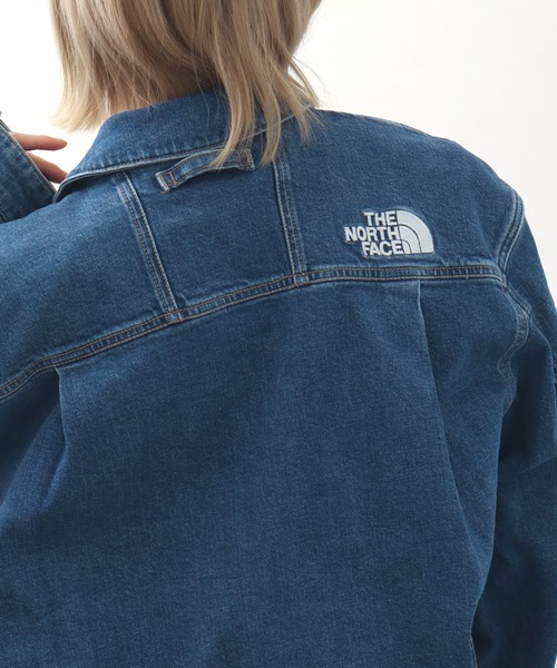 THE NORTH FACE（ザノースフェイス）の「【THE NORTH FACE/ザノースフェイス】DENIM TRUCKER JACKET / デニム トラッカージャケット（デニムジャケット・メンズ・グレー/ブルー・M/L/XL）」の13枚目の写真