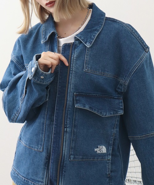 THE NORTH FACE（ザノースフェイス）の「【THE NORTH FACE/ザノースフェイス】DENIM TRUCKER JACKET / デニム トラッカージャケット（デニムジャケット・メンズ・グレー/ブルー・M/L/XL）」の11枚目の写真