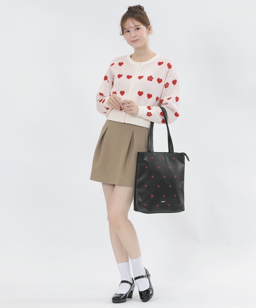 ハート刺繍 トート（トートバッグ）｜MARY QUANT（マリークワント）の