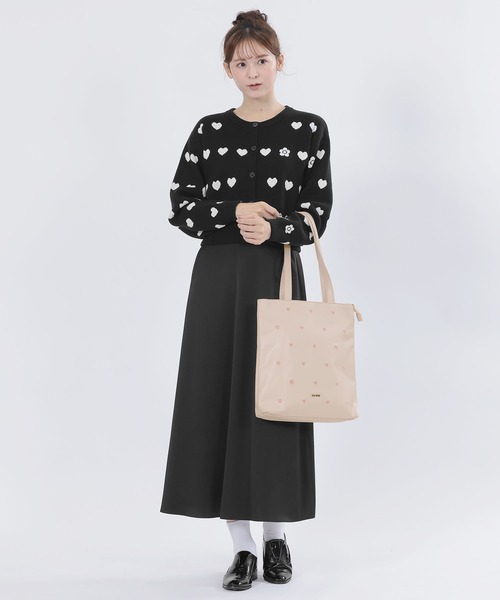 ハート刺繍 トート（トートバッグ）｜MARY QUANT（マリークワント）の