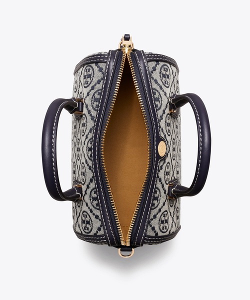 TORY BURCH(トリーバーチ)の「Tモノグラム プチバレルバッグ(ショルダーバッグ・レディース・ネイビー・ONE SIZE)」の2枚目の写真