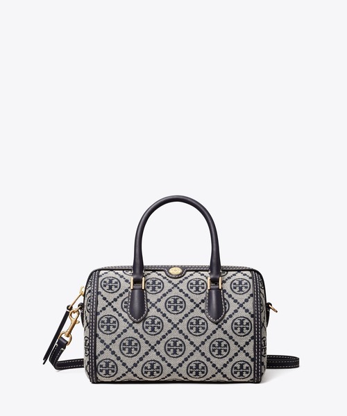 TORY BURCH(トリーバーチ)の「Tモノグラム プチバレルバッグ(ショルダーバッグ・レディース・ネイビー・ONE SIZE)」の3枚目の写真