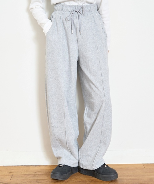 LOVETOXIC(ラブトキシック)の「【LTXC/C100%/セット可】スウェットパンツ(その他パンツ・キッズ・サックスブルー/グレー/ブラック・L:160cm/S:140cm/130cm/M:150cm)」の3枚目の写真