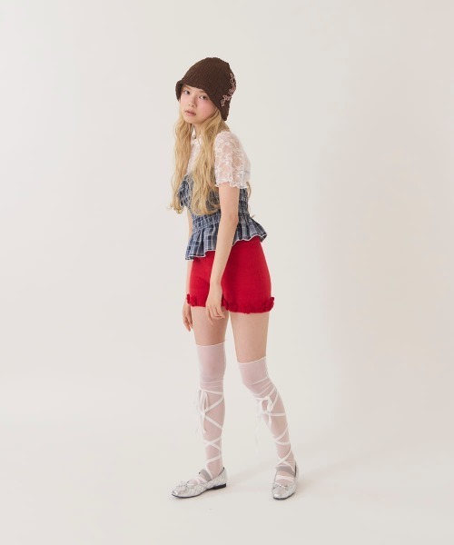 kaorinomori（カオリノモリ）の「kaorinomori  ウィムハット / カオリノモリ（ハット・レディース・ブラウン/スカイブルー/クリーム・FREE）」の8枚目の写真