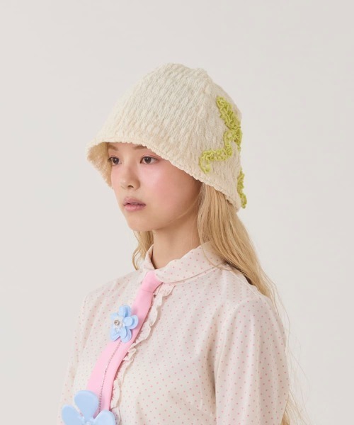 kaorinomori（カオリノモリ）の「kaorinomori  ウィムハット / カオリノモリ（ハット・レディース・ブラウン/スカイブルー/クリーム・FREE）」の13枚目の写真