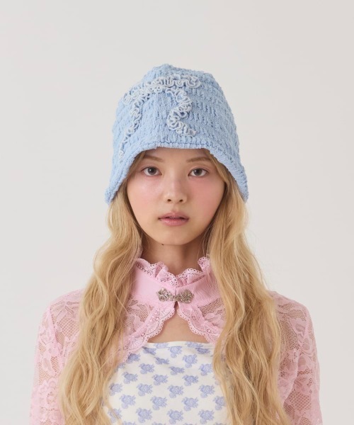 kaorinomori（カオリノモリ）の「kaorinomori  ウィムハット / カオリノモリ（ハット・レディース・ブラウン/スカイブルー/クリーム・FREE）」の22枚目の写真