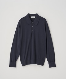 JOHN SMEDLEY | 長袖コットンニットクラシックポロシャツ(ポロシャツ)