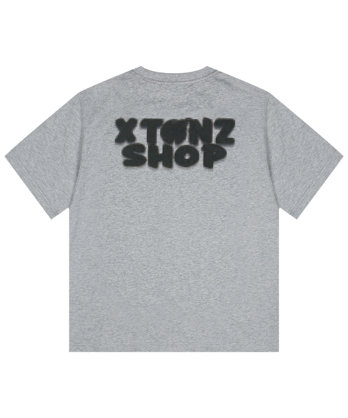 XTONZ（エクストーンズ）の「XTT127 ピクセルチェックアプリケTシャツ (GRAY)（Tシャツ/カットソー・メンズ・その他・MEDIUM/LARGE/SMALL）」の6枚目の写真