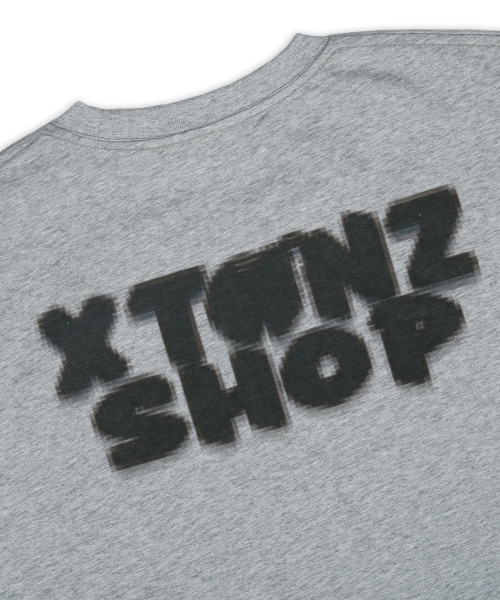 XTONZ（エクストーンズ）の「XTT127 ピクセルチェックアプリケTシャツ (GRAY)（Tシャツ/カットソー・メンズ・その他・MEDIUM/LARGE/SMALL）」の8枚目の写真