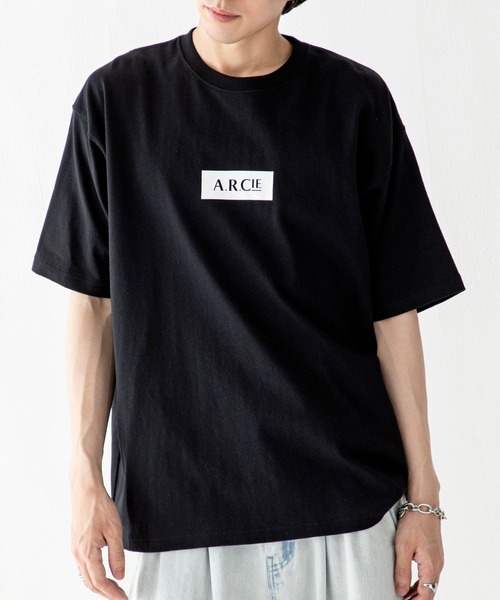 AMERICAN RAG CIE（アメリカンラグシー）の「【AMERICAN RAG CIE】 BOXロゴTシャツ （ユニセックス）（Tシャツ/カットソー・レディース・ブラック/ホワイト/グリーン・LARGE/MEDIUM）」の3枚目の写真