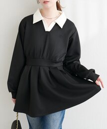 natural couture | 衿付きスキッパー配色トップス(その他トップス)