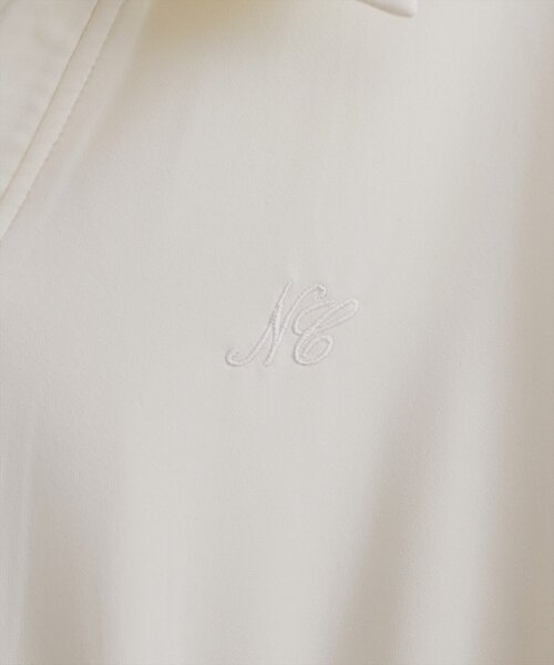 natural couture（ナチュラルクチュール）の「衿付きスキッパー配色トップス（その他トップス・レディース・ブラック/ネイビー/チャコールグレー/オフホワイト・FREE）」の9枚目の写真