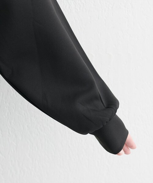 natural couture（ナチュラルクチュール）の「衿付きスキッパー配色トップス（その他トップス・レディース・ブラック/ネイビー/チャコールグレー/オフホワイト・FREE）」の22枚目の写真