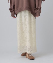 LEPSIM | 大柄レースナロースカート　630159(スカート)
