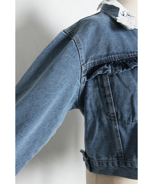 tocco closet（トッコ　クローゼット）の「【ZOZO限定】アソートデザインデニムジャケット（デニムジャケット・レディース・ライトブルー/ブルー・M）」の21枚目の写真