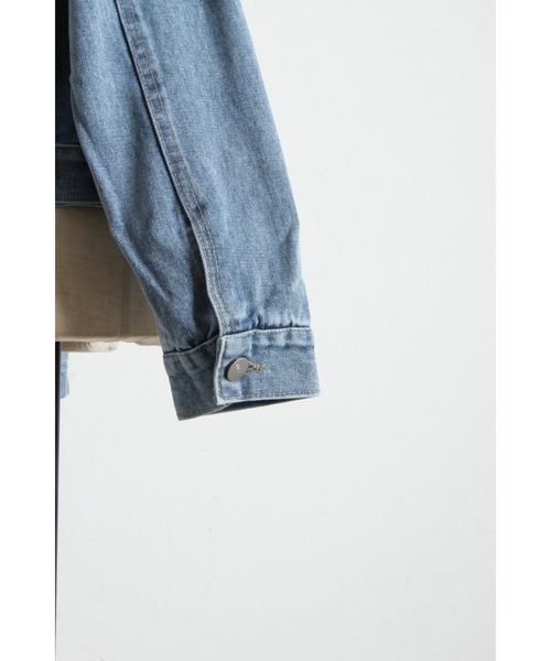 tocco closet（トッコ　クローゼット）の「【ZOZO限定】アソートデザインデニムジャケット（デニムジャケット・レディース・ライトブルー/ブルー・M）」の22枚目の写真