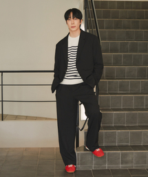 UNIFORM BRIDGE（ユニフォームブリッジ）の「refined tailored jacket relaxed fit black（テーラードジャケット）」