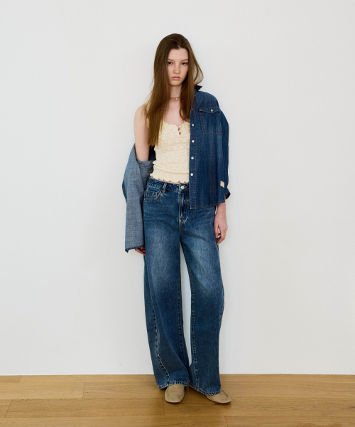 COVERNAT(カバーナット)の「ウィメンズデニムシャツブルー(シャツ/ブラウス・レディース・その他・WS/WM)」の9枚目の写真