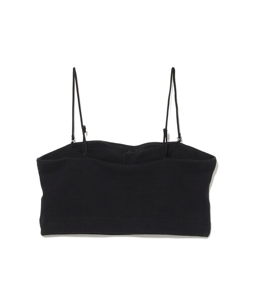 Ray BEAMS（レイビームス）の「テレコ バンドゥ キャミソール（キャミソール・レディース・ブラック/ホワイト/ダークブラウン・ONE SIZE）」の8枚目の写真