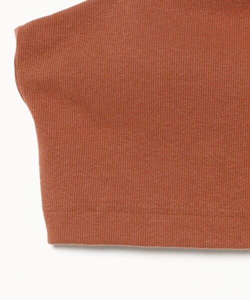 Ray BEAMS（レイビームス）の「テレコ バンドゥ キャミソール（キャミソール・レディース・ブラック/ホワイト/ダークブラウン・ONE SIZE）」の12枚目の写真