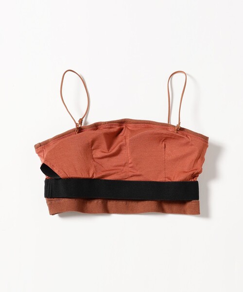 Ray BEAMS（レイビームス）の「テレコ バンドゥ キャミソール（キャミソール・レディース・ブラック/ホワイト/ダークブラウン・ONE SIZE）」の14枚目の写真