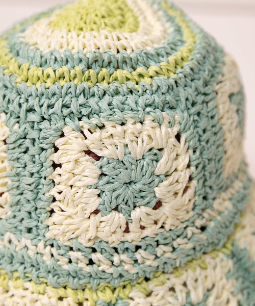 MAKE YOUR DAY（メイクユアデイ）の「クロッシェ風ペーパーハット（ハット・キッズ・ベージュ/ミント/ピンク・50/52/54/56）」の14枚目の写真