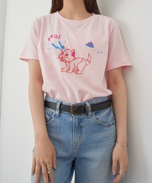 レディース pois ピチT pichi tee ポワ ピンク Tシャツ