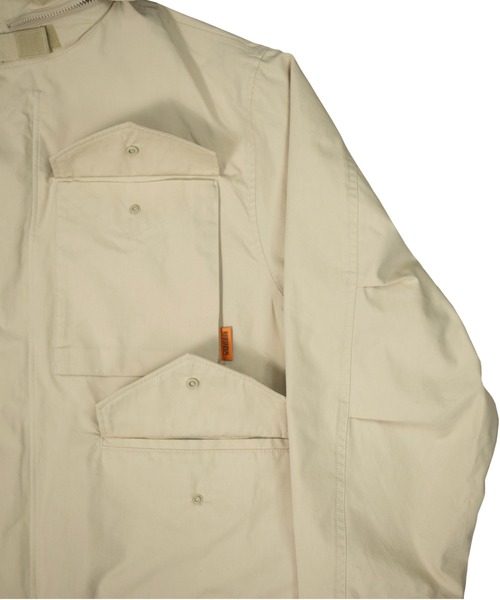 UNIVERSAL OVERALL（ユニバーサルオーバーオール）の「C/N Military Jacket/ミリタリージャケット（ミリタリージャケット・メンズ・オリーブ/ブラック/ベージュ・M/L）」の5枚目の写真