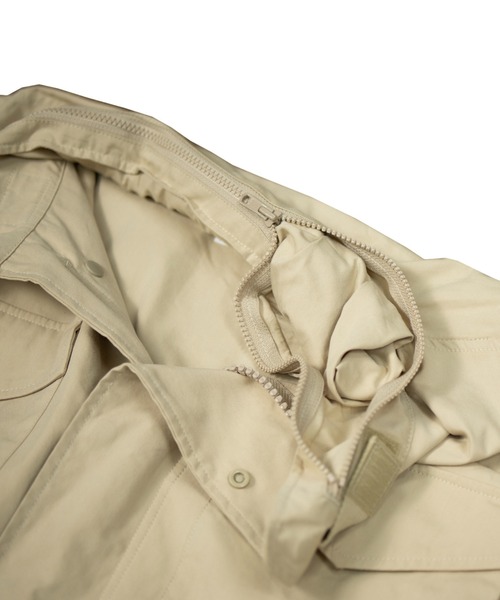 UNIVERSAL OVERALL（ユニバーサルオーバーオール）の「C/N Military Jacket/ミリタリージャケット（ミリタリージャケット・メンズ・オリーブ/ブラック/ベージュ・M/L）」の11枚目の写真