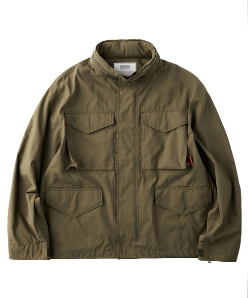 UNIVERSAL OVERALL（ユニバーサルオーバーオール）の「C/N Military Jacket/ミリタリージャケット（ミリタリージャケット・メンズ・オリーブ/ブラック/ベージュ・M/L）」の22枚目の写真