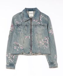Desigual | 刺繍入りデニムジャケット(デニムジャケット)