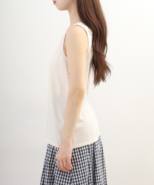 OMNES（オムネス）の「シアーレイヤードボリューム8分袖プルオーバー（Tシャツ/カットソー・レディース・ナチュラル・FREE）」の17枚目の写真