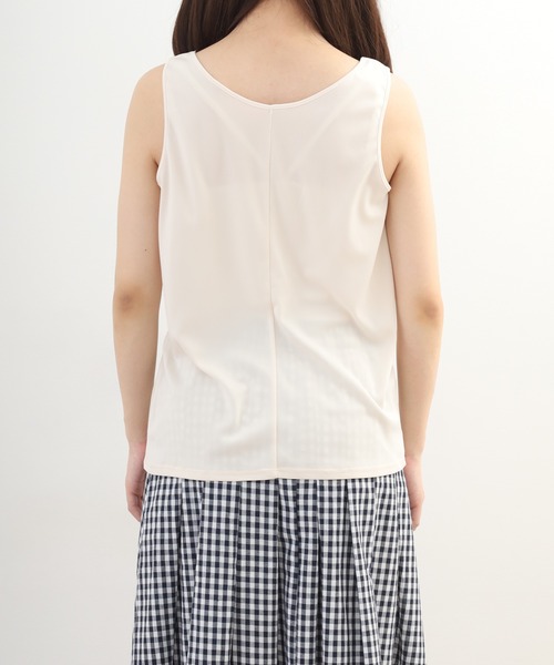 OMNES（オムネス）の「シアーレイヤードボリューム8分袖プルオーバー（Tシャツ/カットソー・レディース・ナチュラル・FREE）」の18枚目の写真