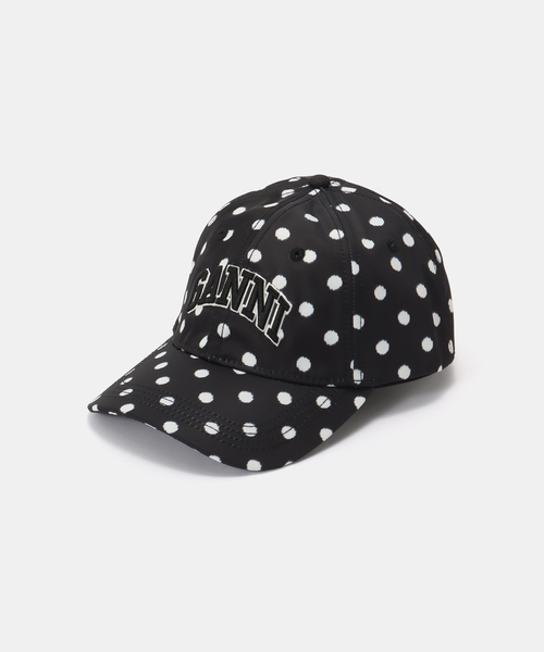 GANNI / ガニー Printed Nylon Cap