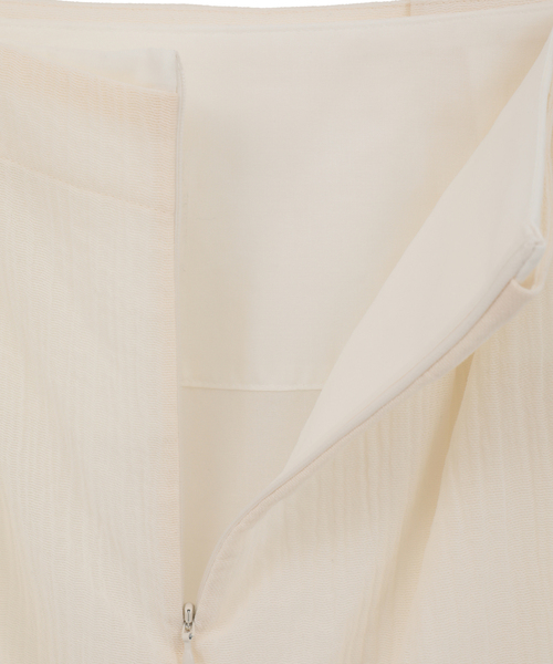 CURRENTAGE(カレンテージ)の「Bicolor I-line Skirt(スカート・レディース・ホワイト/ブラック・1/2)」の6枚目の写真