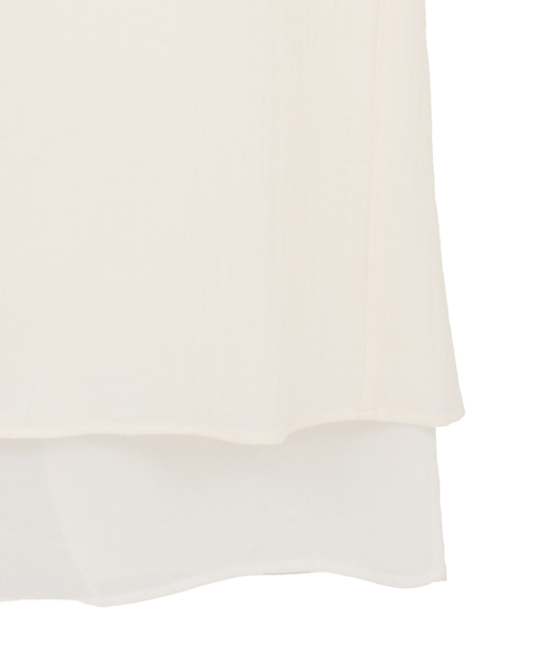 CURRENTAGE(カレンテージ)の「Bicolor I-line Skirt(スカート・レディース・ホワイト/ブラック・1/2)」の7枚目の写真