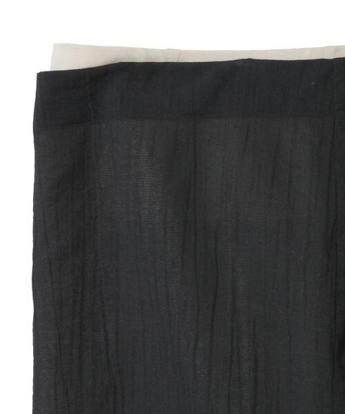 CURRENTAGE(カレンテージ)の「Bicolor I-line Skirt(スカート・レディース・ホワイト/ブラック・1/2)」の14枚目の写真
