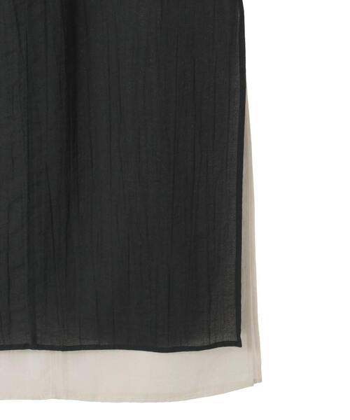 CURRENTAGE(カレンテージ)の「Bicolor I-line Skirt(スカート・レディース・ホワイト/ブラック・1/2)」の17枚目の写真