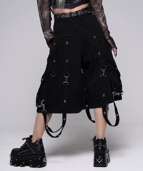 REFLEM(レフレム)の「『REFLEM/レフレム』2WAYバレルレッグデニムカーゴパンツ(デニムパンツ・レディース・グレー/ブラック・L/M)」の11枚目の写真