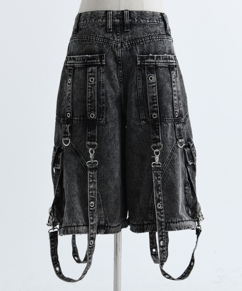 ★新品同様試着のみ★REFLEM/レフレム2WAYバレルレッグデニムカーゴパンツ REFLEM/レフレム』2WAYバレルレッグデニムカーゴパンツ（デニムパンツ