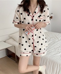 Teem Store（チームストア）の「【新色追加／18柄展開】【2点セット】カラバリ半袖ショーツパジャマ ルームウェア（ルームウェア/パジャマ）」