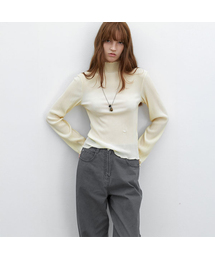 PLEATS JERSEY TEE (T-7166)