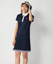 【FILA GOLF:フィラゴルフ】レディースワンピース ジャガード ゴルフ