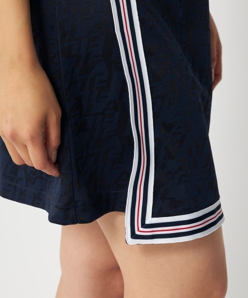 FILA GOLF(フィラゴルフ )の「【FILA GOLF:フィラゴルフ】レディースワンピース ジャガード ゴルフ(ワンピース・レディース・ホワイト/ベージュ/ネイビー・MEDIUM/LARGE/X-LARGE/XX-LARGE)」の9枚目の写真