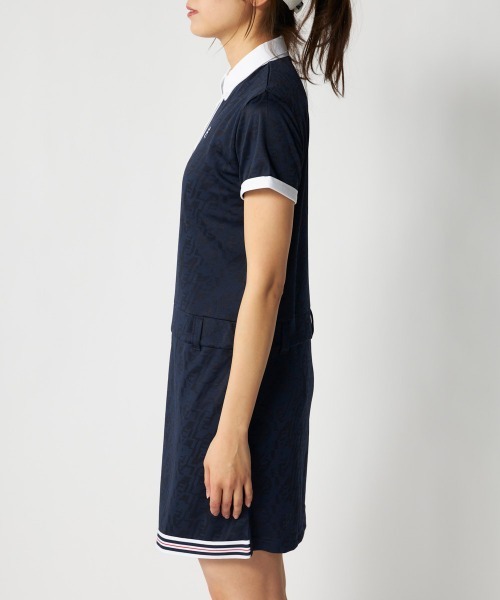 FILA GOLF(フィラゴルフ )の「【FILA GOLF:フィラゴルフ】レディースワンピース ジャガード ゴルフ(ワンピース・レディース・ホワイト/ベージュ/ネイビー・MEDIUM/LARGE/X-LARGE/XX-LARGE)」の17枚目の写真