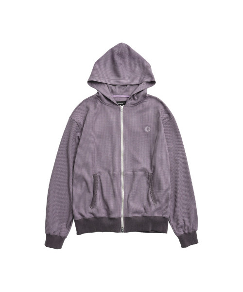 999HUMANITY(999ヒューマニティ)の「AV フードパーカー (パープル)(パーカー・レディース・その他・0(XS)/1(S)/2(M)/3(L))」の1枚目の写真