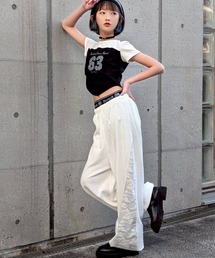 RandS（ランズ）の「ブロード切替スウェットパンツ（スウェットパンツ）」